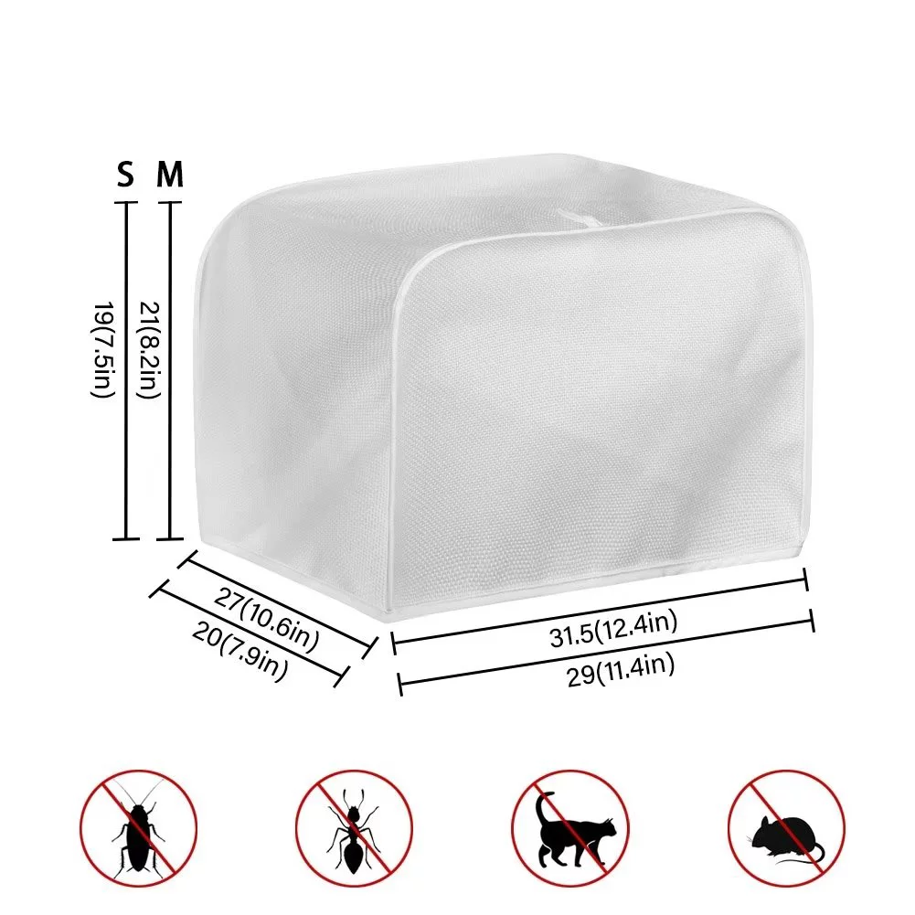 NETILGEN Roosters & Hens Blender Cover Dust Cover Stand Mixer Coffee Maker Appliance Cover Toaster Cover 4 Slice Foldable Toaster Oven Cover Suit of 2