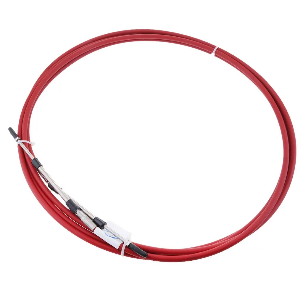 Red Throttle Remote Control Box Cable 8FT 10FT 11FT 13FT 15FT 16FT 18FT 19FT 20FT 21FT 23FT 26 Outboard 11 FT
