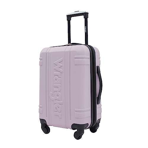 Wrangler Astral Hardside Luggage, Cedar, 20-Inch Carry-On