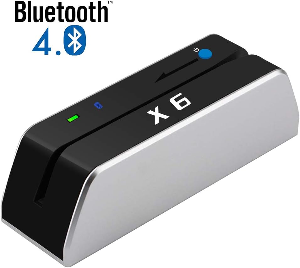 TNAIVE Bluetooth 4.1 USB X6BT Card Reader Writer Encoder Swipe by Card Device