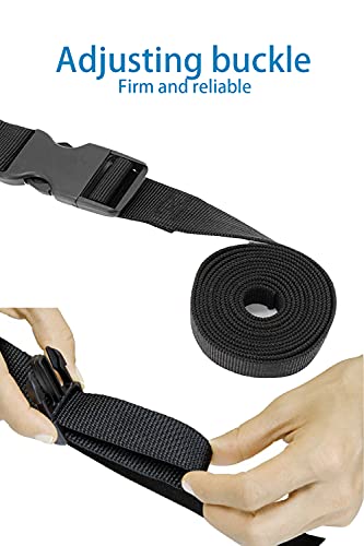 Healthman Bed Ladder Assist with Hard Handle,Sit Up Helper with Adjustable Length-Pull Up Rope Ladder (Five Handle)