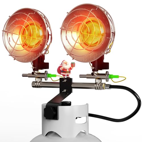 Buyplus Propane Heater - 6200BTU Portable Patio Heaters for Outdoor Use, Camping Heater with Electronic Ignition