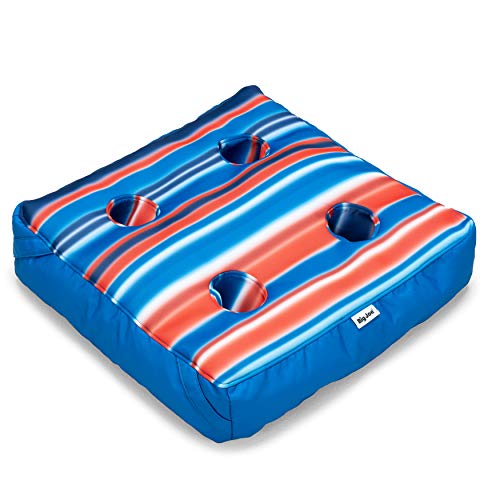Big Joe Captain's Float No Inflation Needed Pool Lounger, Double Sided Mesh, Quick Draining Fabric