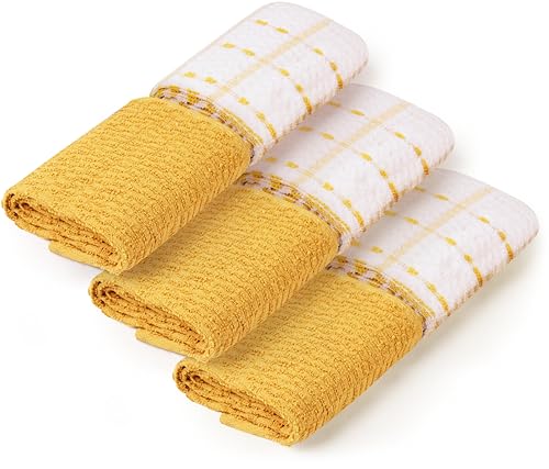 Towel and Linen Mart White Salon Towels, Pack of 12 (Not Bleach Proof, 16 x 27 Inches) Highly Absorbent Towels for Hand, Salon, Gym, Beauty, Spa, and Home Hair Care (White)