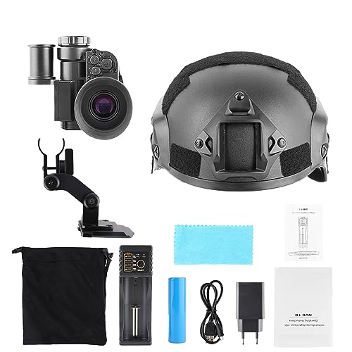 Night Vision Goggles Head Mounted Monocular Digital Infrared 1080P FHD Save Photos & Videos with 6X Digital Zoom for 100% Darkness Hunting Wildlife Observation Camping