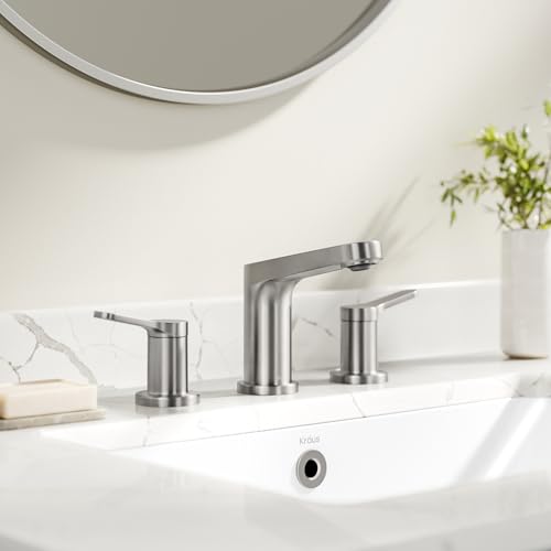 KRAUS Indy Single Handle One Hole Bathroom Sink Faucet in Chrome, KBF-1411CH