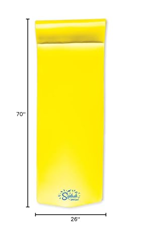 TRC Recreation Foam Swimming Pool Float, Floating Water Lounger, Splash 1.25”