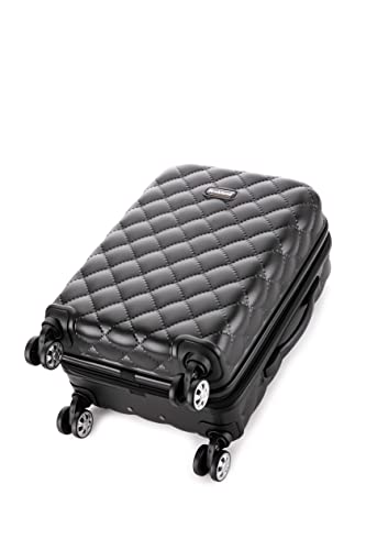 Rockland Melbourne Hardside Expandable Luggage with Spinner Wheels, 2TONENAVY, 2 Piece (20/28)