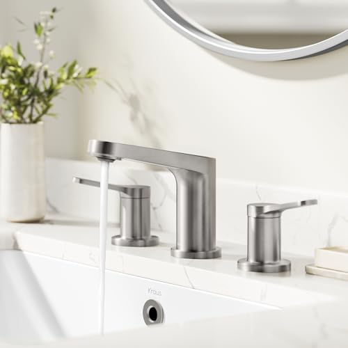 KRAUS Indy Single Handle One Hole Bathroom Sink Faucet in Chrome, KBF-1411CH