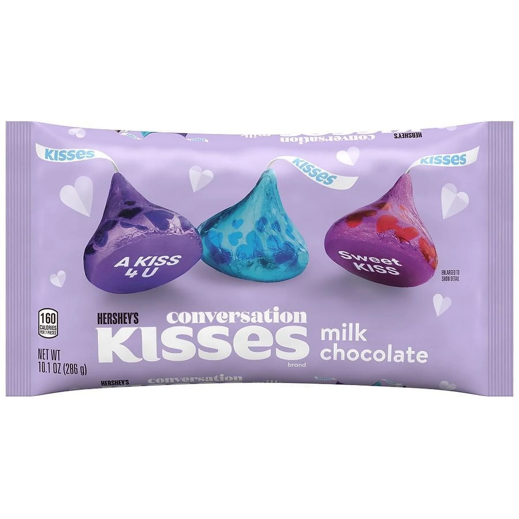 Hershey's Kisses Milk Chocolate Candy Bag 10.1 OZ Pack of 2