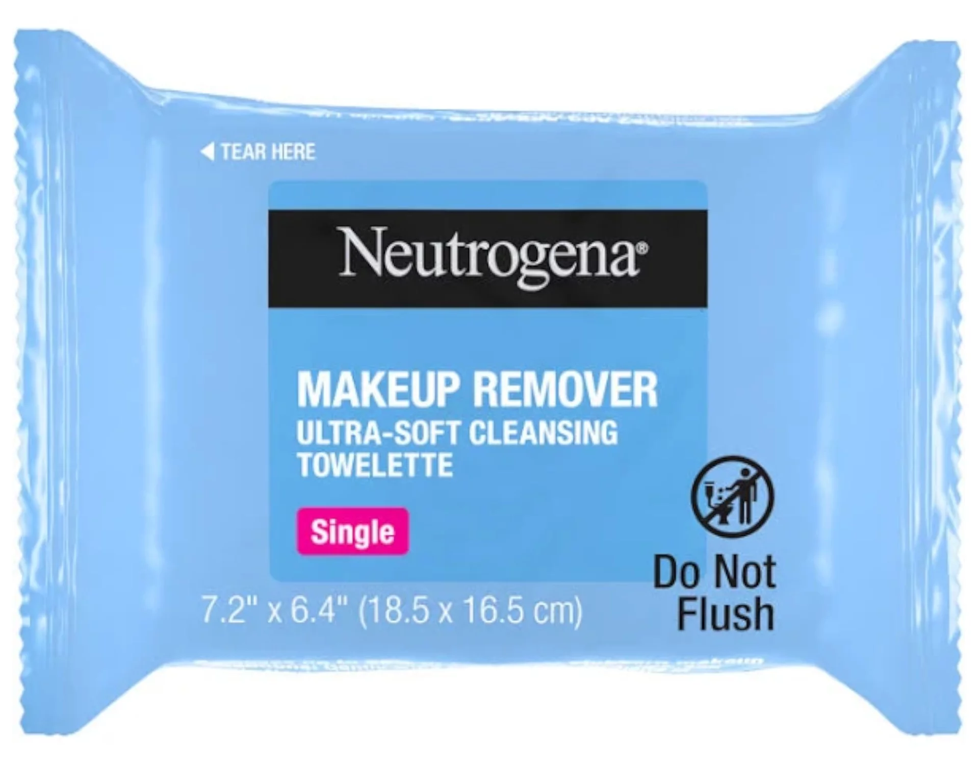 3 Pack Neutrogena Cleansing Facial Wipes, Individually Wrapped, 1 Bag of 20 Each
