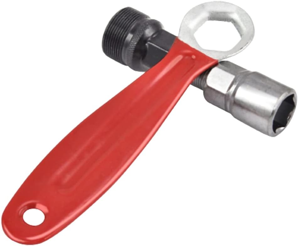 2 Pcs Bicycle Repair Tool Kit Professional Bike Crank Removal Tool 16mm Wrench Spanner Set for Bike Bicycle Repair