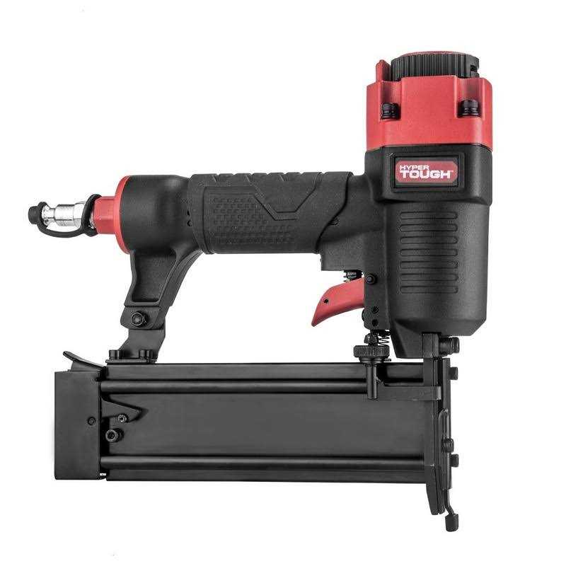 Hyper Tough Pneumatic Brad Nailer with Nails