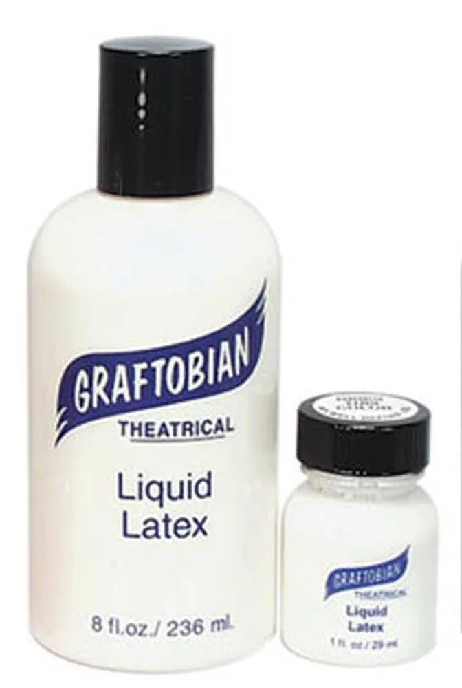 8oz Liquid Latex Professional Makeup - White