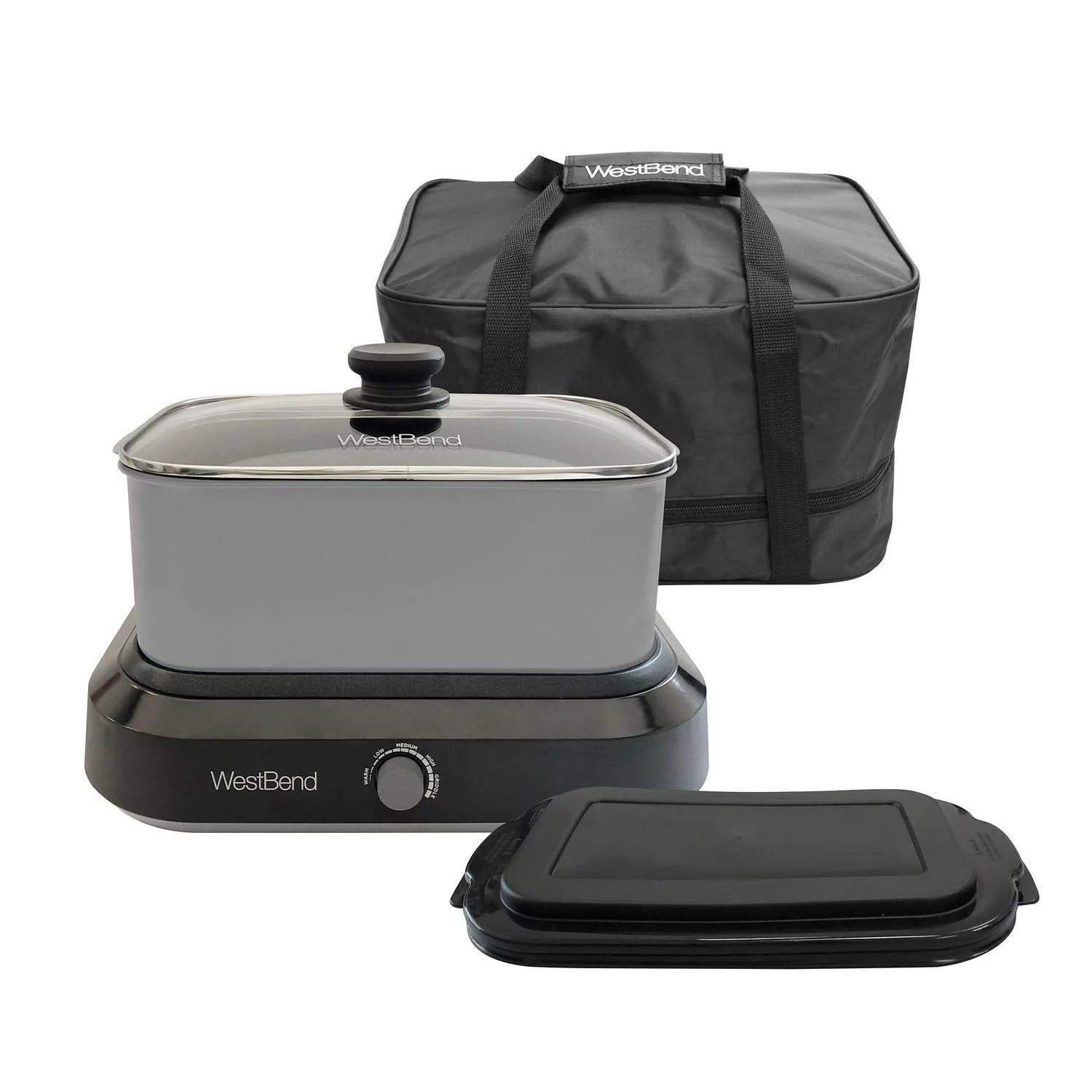 West Bend Slow Cooker with Travel Tote, 5 qt.