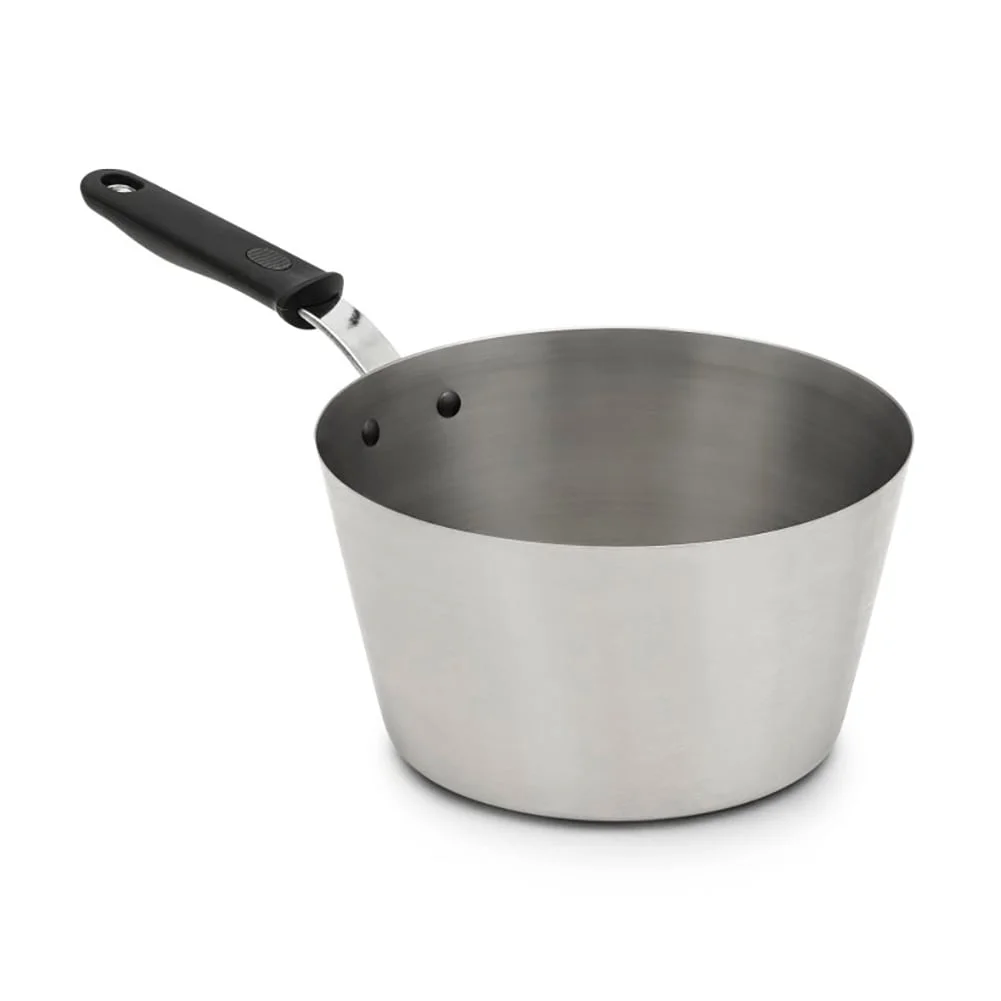 Vollrath 78441 S/S Tapered 4.5 Quart Sauce Pan w/ Silicone Handle
