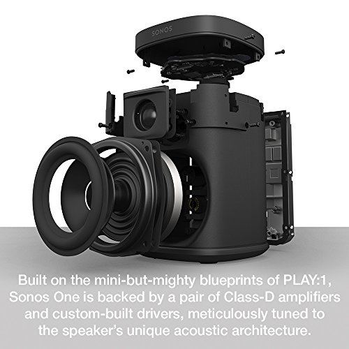 Sonos One – Voice Controlled Smart Speaker with Amazon Alexa Built-in (Black)