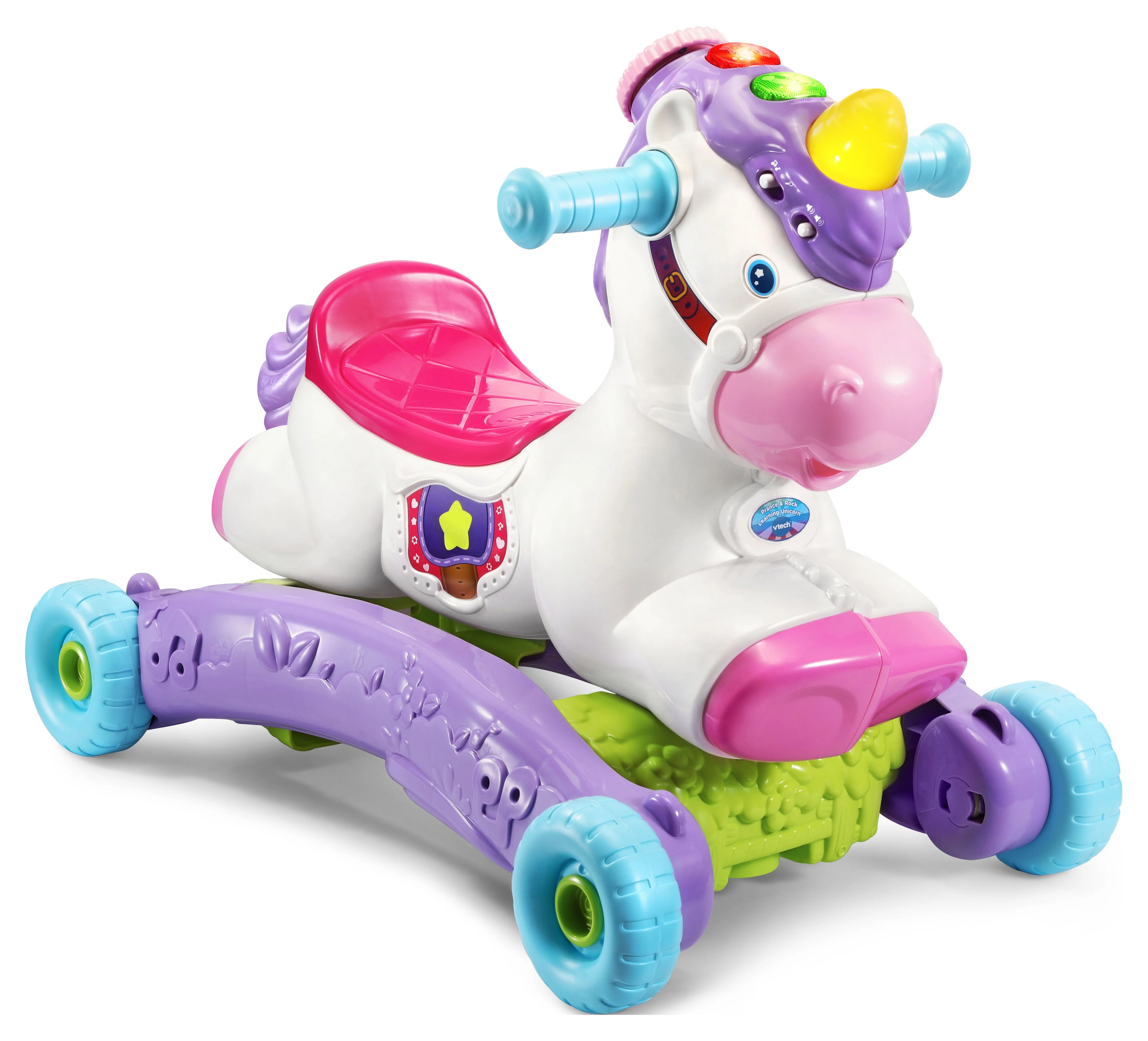VTech Prance and Rock Learning Unicorn, Rocker to Rider Toy, Motion-Activated Responses