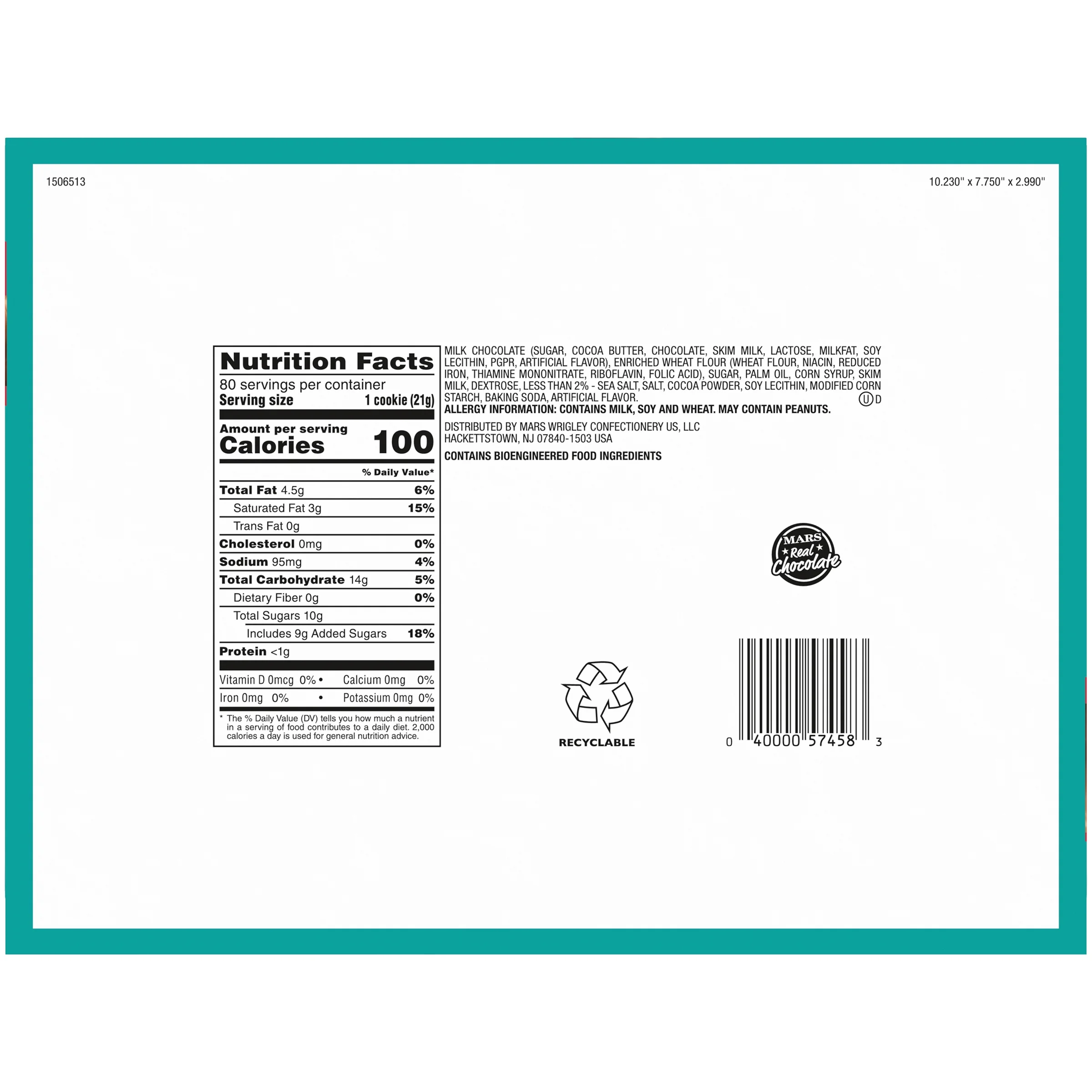 Mars Twix Salted Caramel Chocolate Cookie Bars, 2.8 Ounce Share Size Pack - 20 Count Display Box