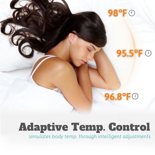 AquaPad CozyFlow Mini Water Heated Mattress Pad, 3 YR AquaCare, UL499 Tested, No Electric Wire, All Digital, AirQuiet 2.0 Technology, Smart, Smooth, Hydro Heat (Queen)