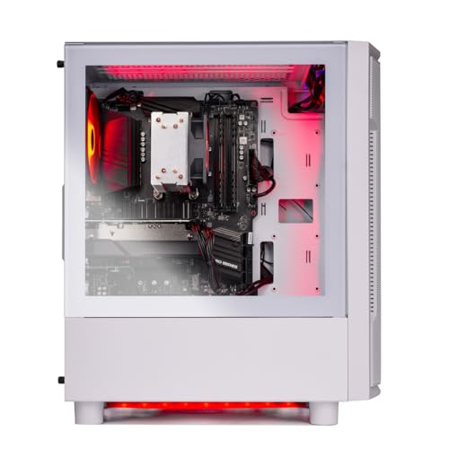 Skytech Archangel Gaming PC Desktop, Intel i5 13400F 2.5 GHz (4.6GHz Turbo Boost), NVIDIA RTX 4060 8GB GDDR6, 2TB SSD, 32GB DDR5 RAM 5200 RGB, 650W Gold PSU, Wi-Fi, Win 11 Home