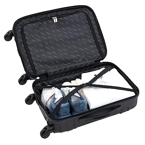 Wrangler Astral Hardside Luggage, Cedar, 20-Inch Carry-On