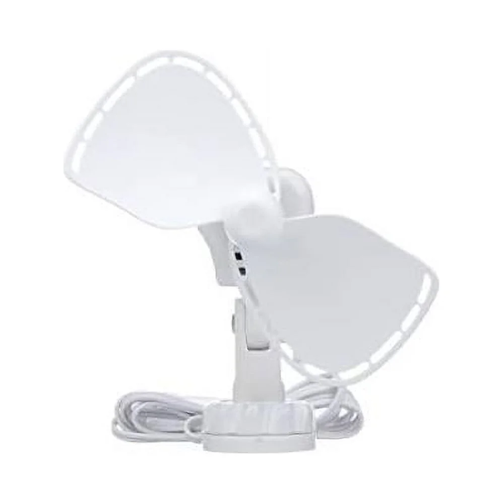 SEEKR By Fan. Grill-Less And Quiet. Shock-Absorbing Fingersafe Blade Design. 2 Speed. Made In Canada. Ultimate 747 White 24V