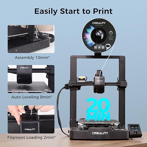 Official Creality Ender 3 3D Printer Fully Open Source with Resume Printing Function DIY Printers Build Volulme 8.66x8.66x9.84 inch