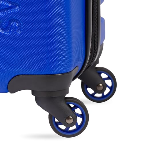 SwissGear 7366 Hardside Expandable Luggage with Spinner Wheels, White, Carry-On 19-Inch