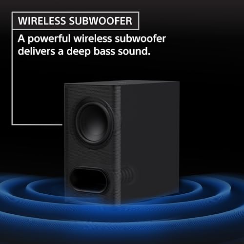 Sony BRAVIA Theater Bar 6, 3.1.2ch Sound bar with Powerful Wireless subwoofer, Surround Sound by Dolby Atmos®/DTS:X® Compatible HT-B600