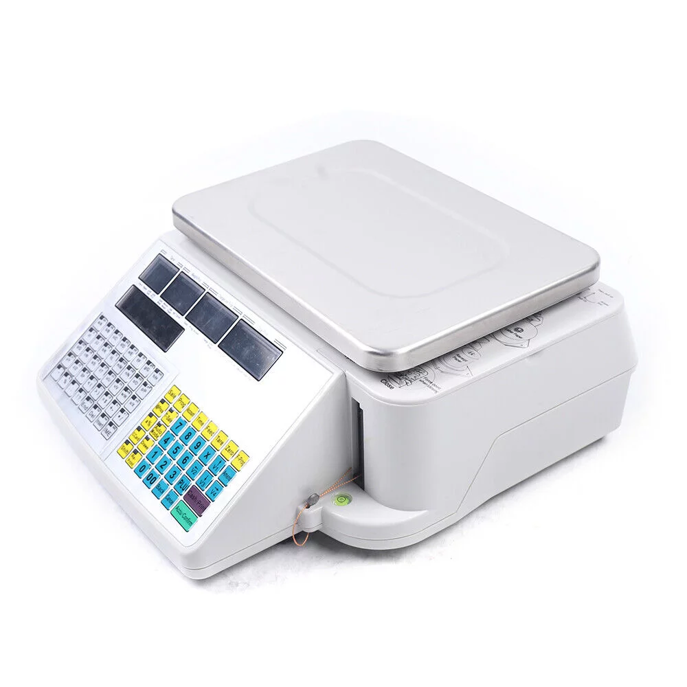 Miumaeov NEW Digital Deli Meat Food Computing Retail Price Scale 66LB Retail w/ printer