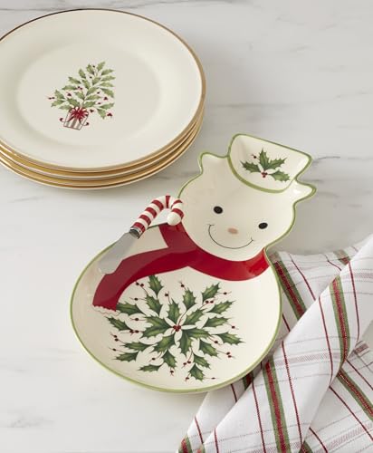 Lenox 882207 Hosting The Holidays Santa Spoon Rest, Christmas