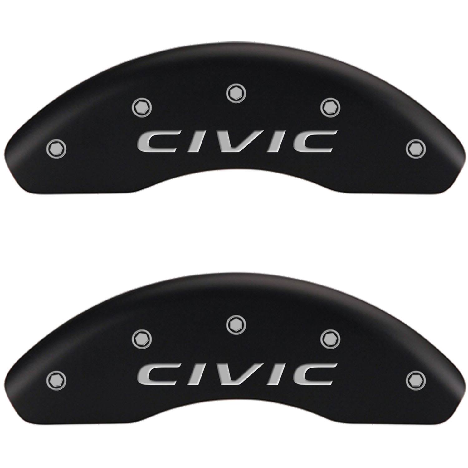 MGP Caliper Covers Honda Civic (Matte Black)