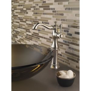 DELTA FAUCET 797LF-CZ Vessel, 5.41 x 3.41 x 5.41 inches, Champagne Bronze