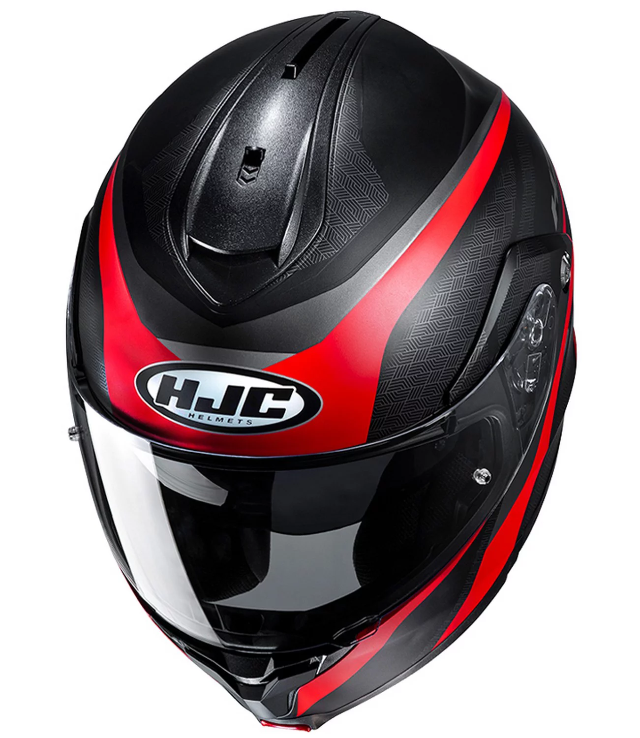HJC C91 Taly Modular Motorcycle Helmet Red/Black 3XL