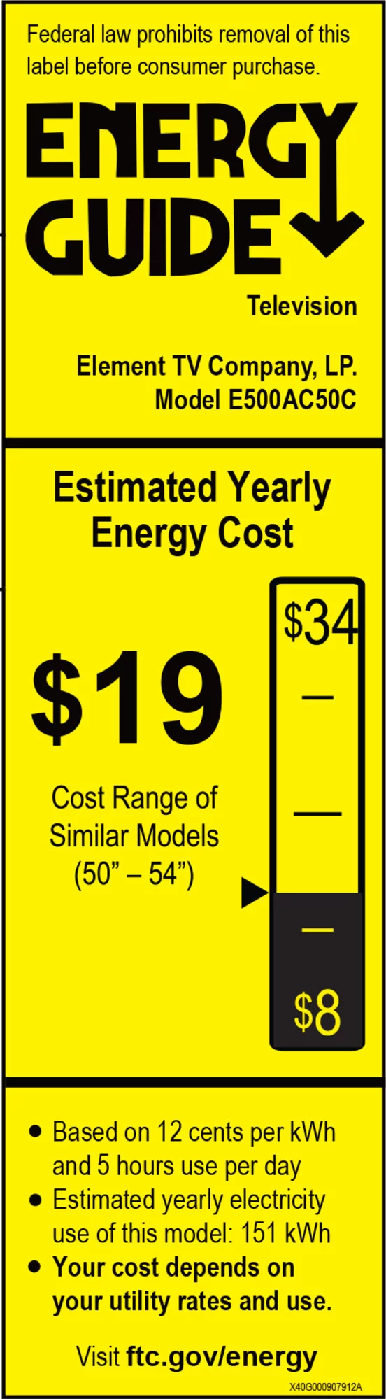 Element Electronics 50