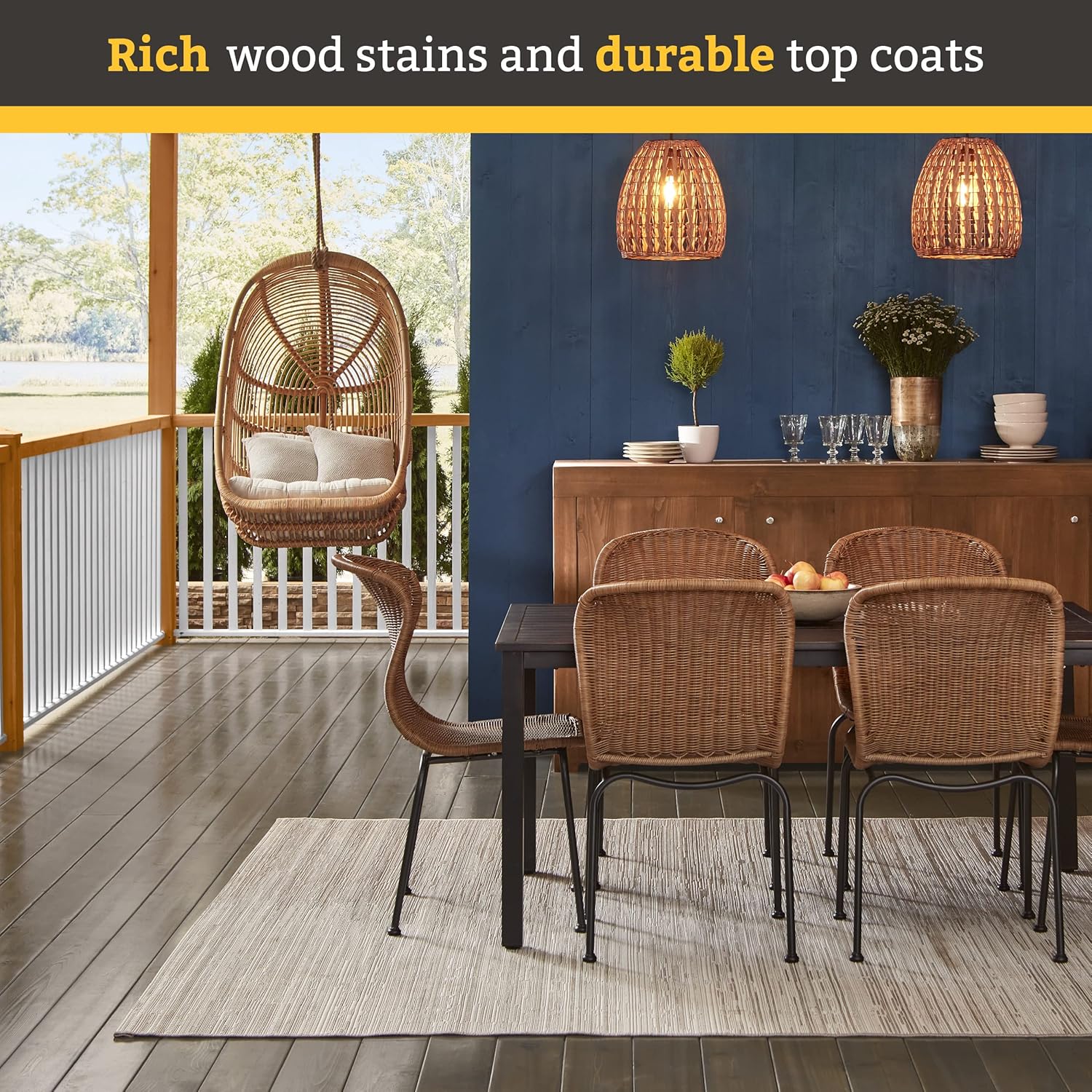 Cabot 140.0019458.007 Australian Timber Oil Water Reducible, Translucent, Honey Teak - 1 gallon