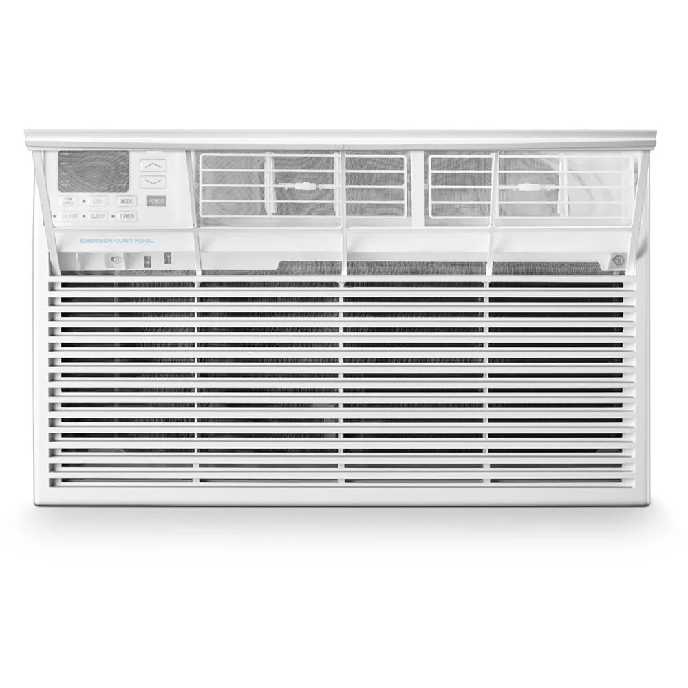 Emerson Quiet Kool 12,000 BTU 230-Volt Through-the-Wall Air Conditioner with Heater, White