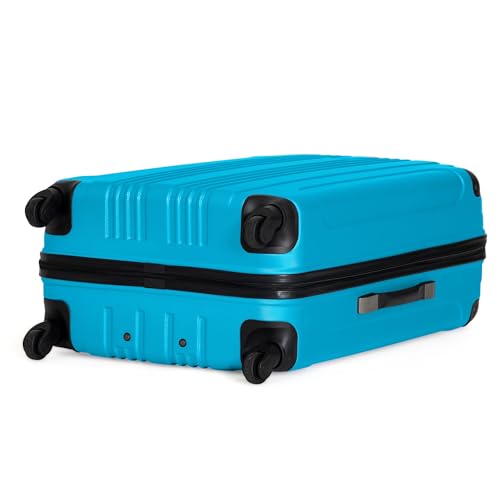 Kenneth Cole REACTION Out of Bounds Lightweight Hardshell 4-Wheel Spinner Luggage, Cobalt Blue, 20-Inch Carry On