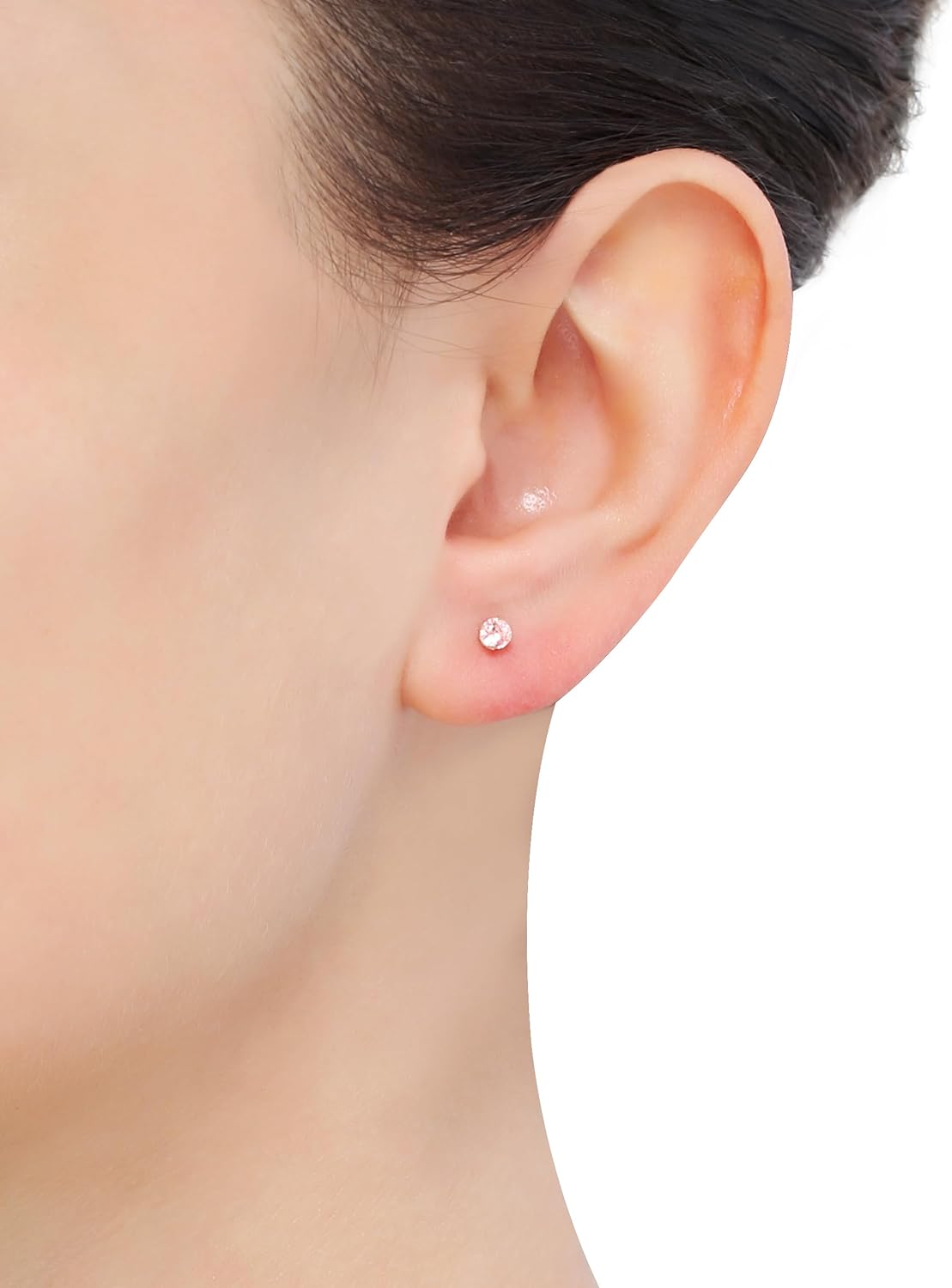 Inverness Home Ear Piercing Kit 14K Gold 3mm Pink CZ