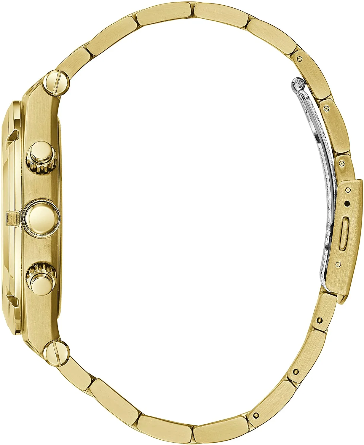 Men's Guess Gold Tone Multifunction Stainless Steel Watch GW0260G2