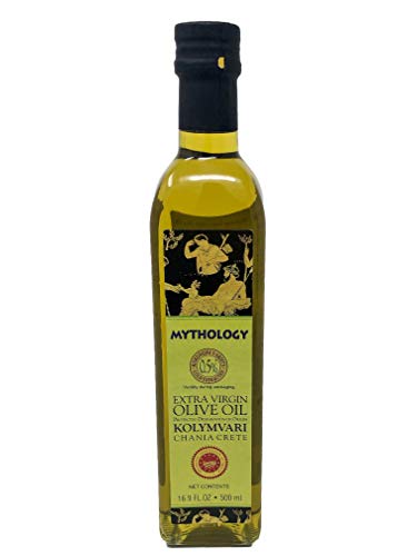 Mythology Greek Olive Oil From Greece, Cold Pressed Extra Virgin Olive Oil, Certified PDO Kolymvari Chania Crete, 3 Liter