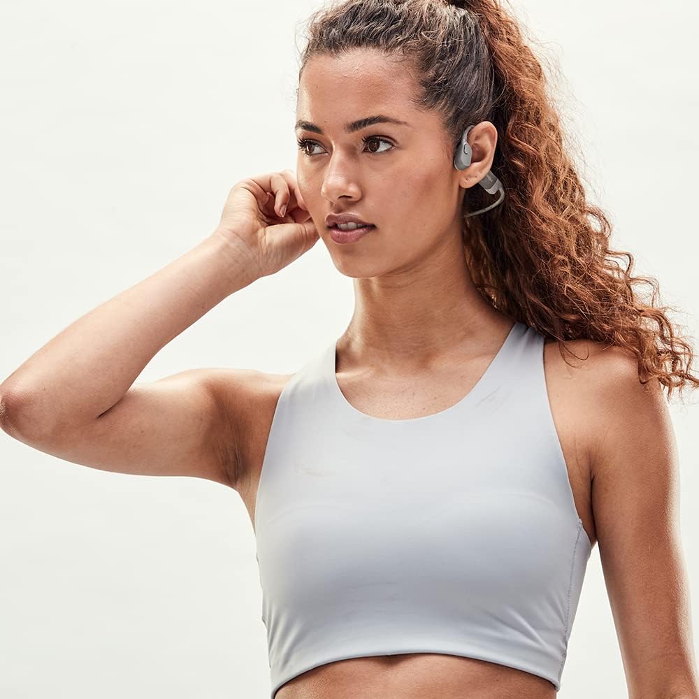 SHOKZ OpenRun Bluetooth Bone Conduction Running Headphones - SS23 - One - Grey