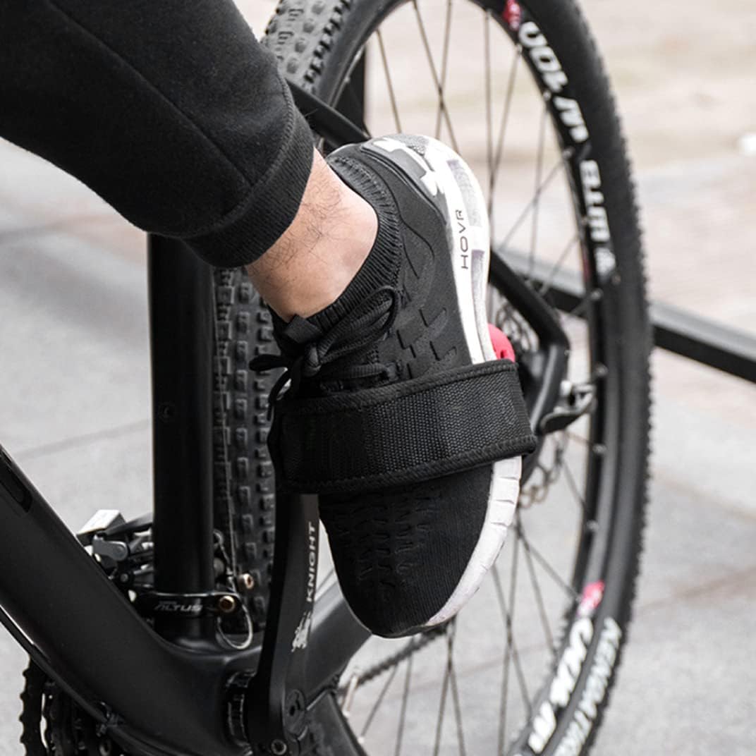 Bike Pedal Straps, 2Pcs Pedal Straps Cycling Kids Bike Foot Pedal Straps Toe Clips Straps Tape for Fixed Gear Bike
