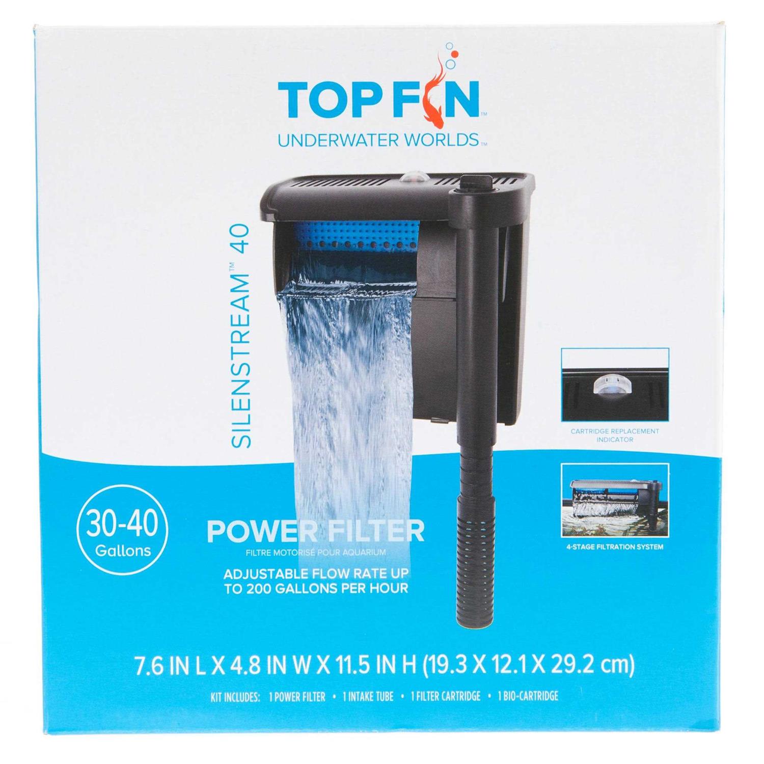 Top Fin Silenstream Power Filter - Pet Supplies online store