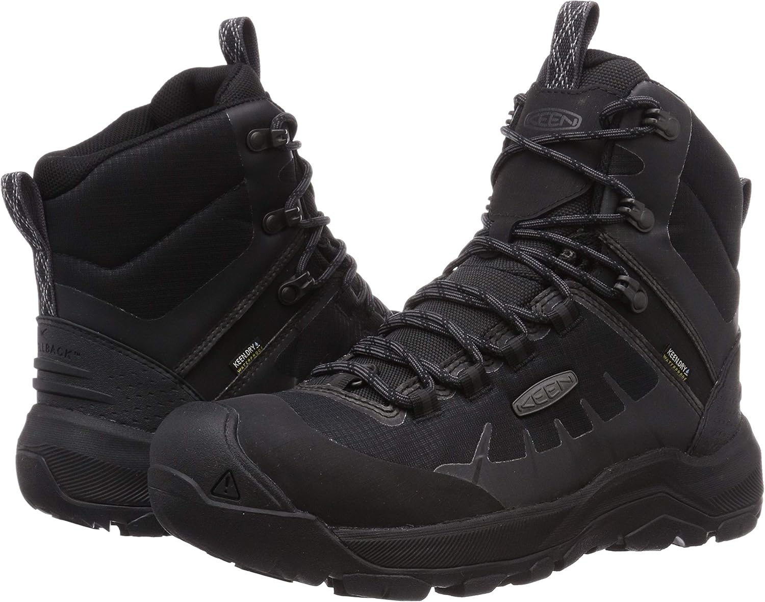 KEEN New Men's Revel IV EXP Polar Mid Hiking Boot Black/Magnet 9