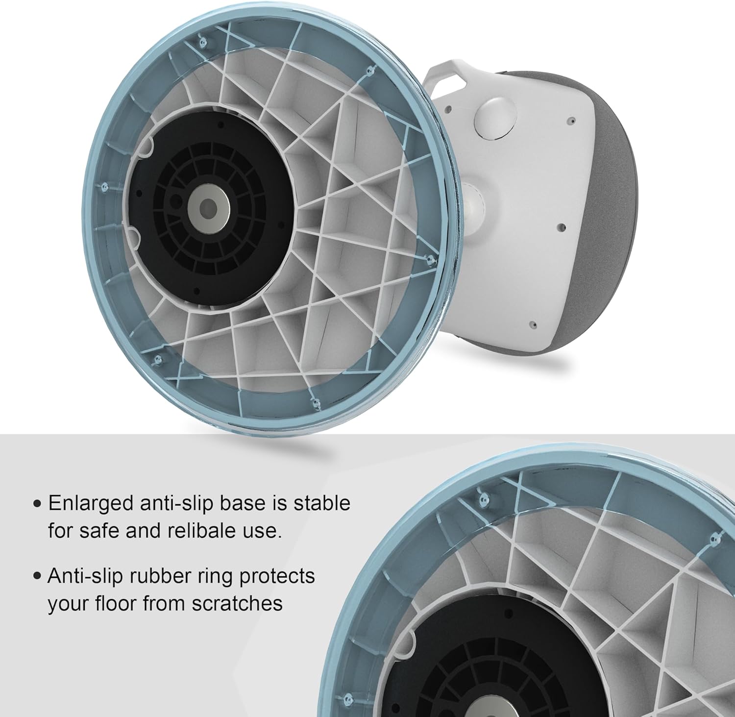 Standing Desk Chair, Adjustable Ergonomic Standing Stool, Swivel Sitting Balance Chair, Anti-Slip Bottom Pad
