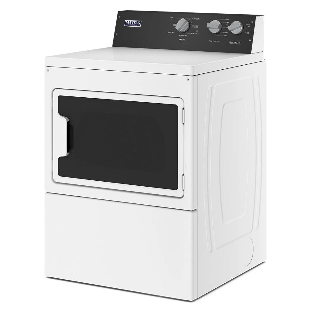 Maytag Top Load Commercial Residential Dryer White MGDP586KW