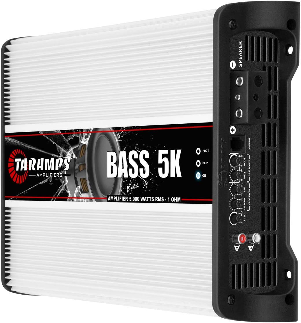 Taramp's Bass 5k 5000 Watts Rms Car Audio Amplifier 1 Ohm