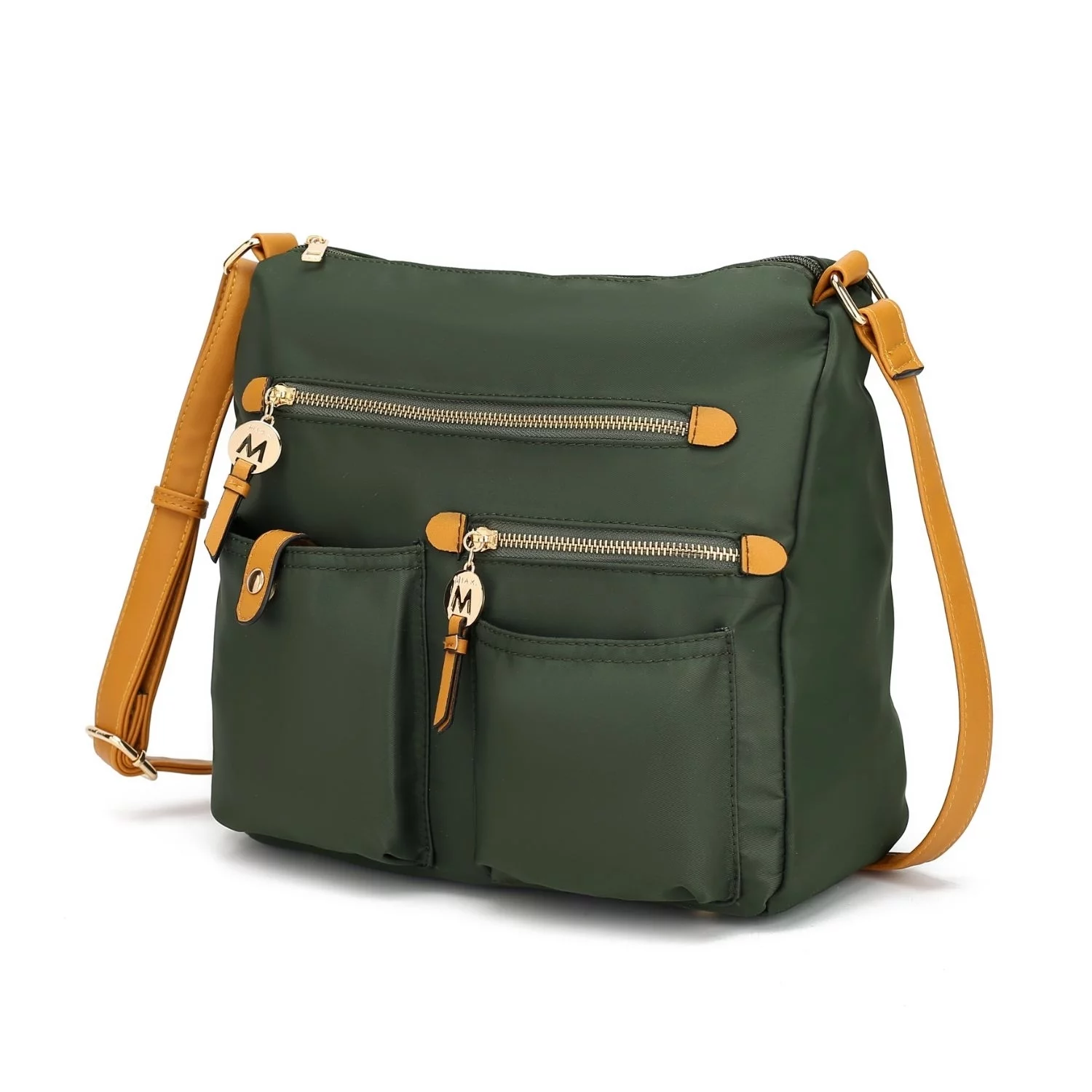 MKF Collection Serena Color-Block Nylon Women’s Shoulder Bag by Mia K.